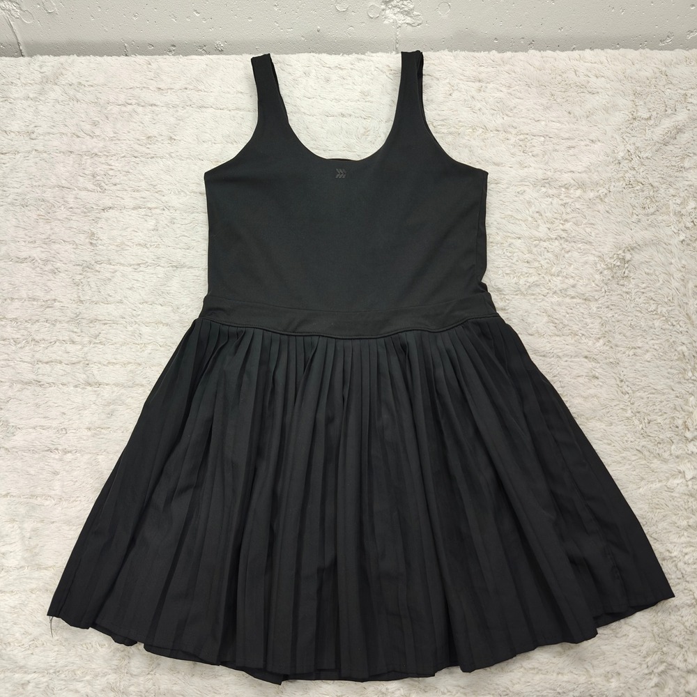 all in motion Black Pleated Tank Dress - Picture 6 of 12